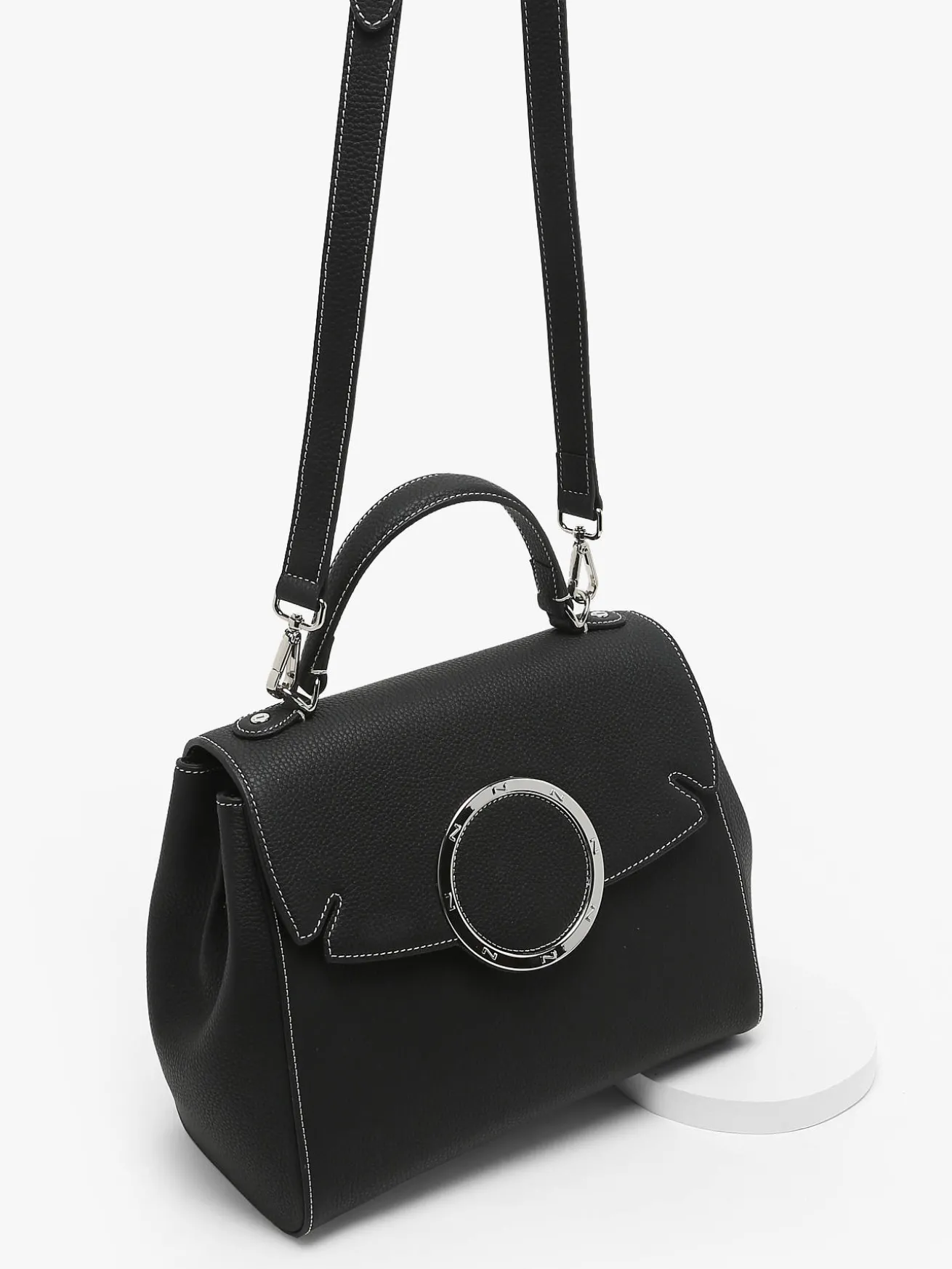 Sac porté main Ginkgo cuir NATHAN BAUME