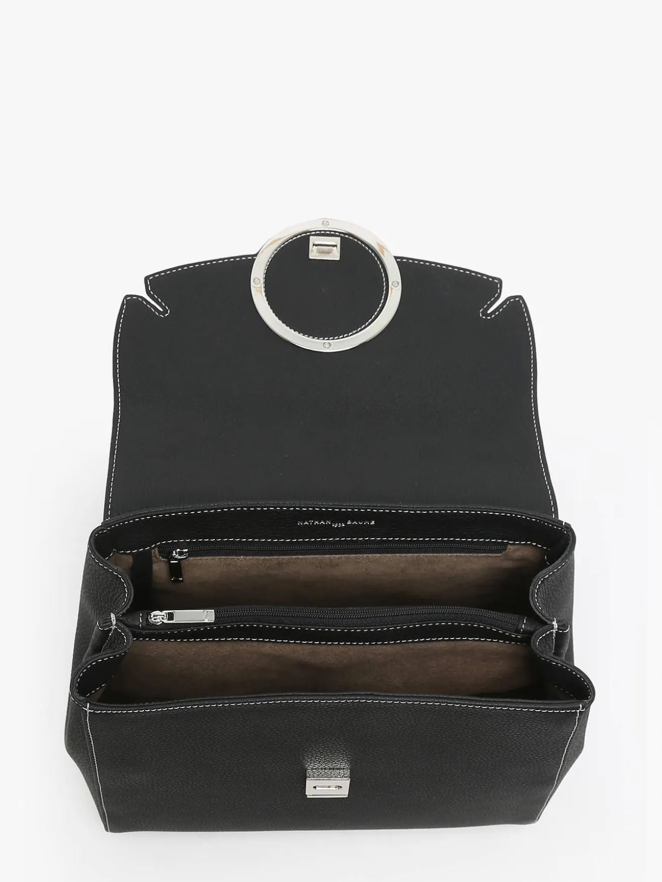 Sac porté main Ginkgo cuir NATHAN BAUME
