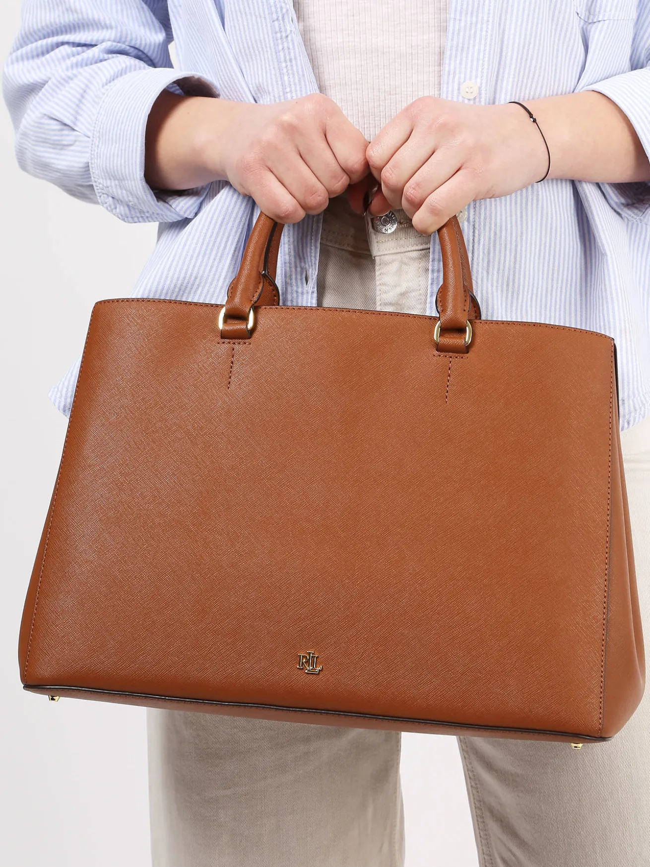 Sac porté main Hanna 37 cuir LAUREN RALPH LAUREN