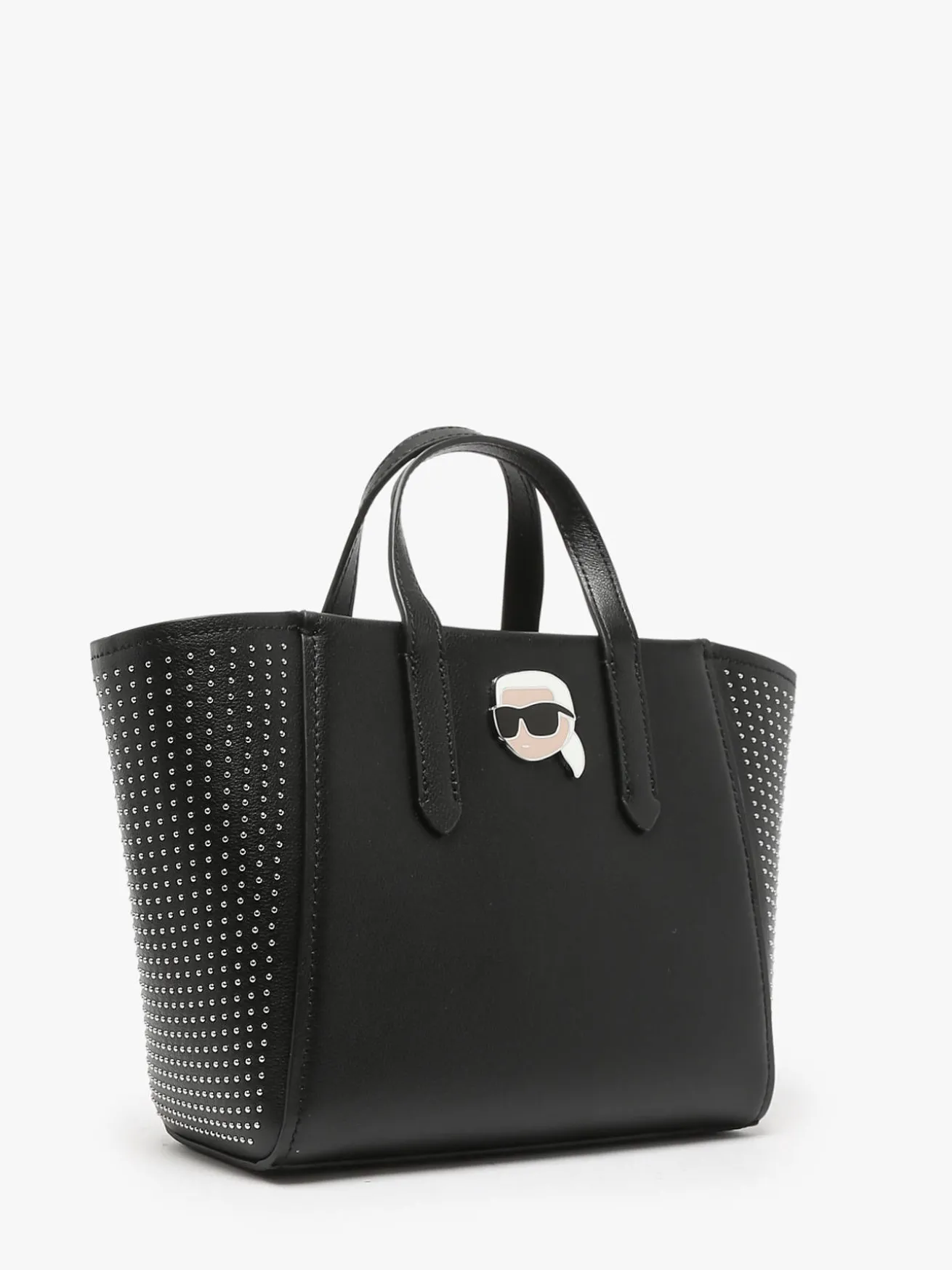 Sac porté main K ikonic 2.0 cuir KARL LAGERFELD