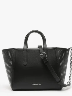 Sac porté main K ikonic 2.0 cuir KARL LAGERFELD