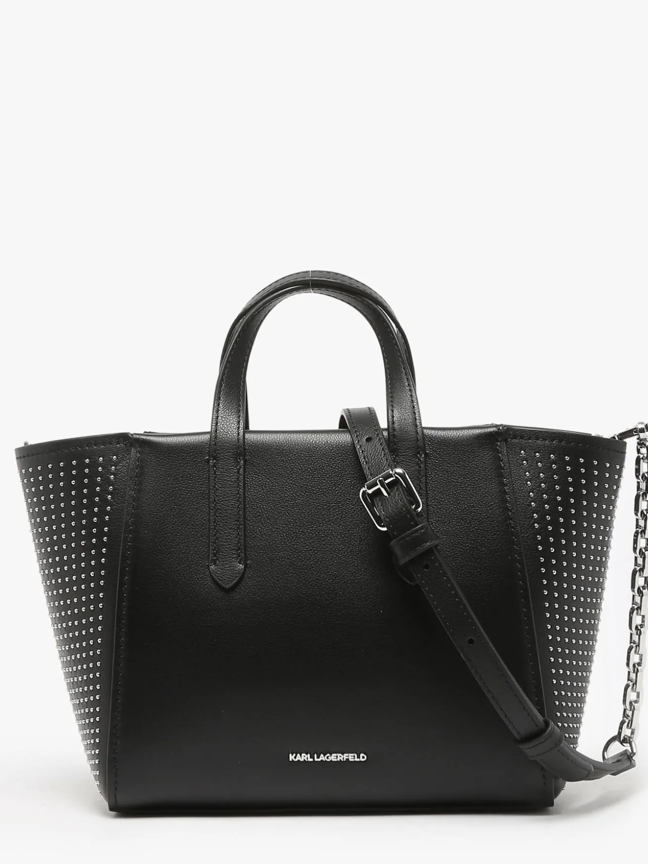Sac porté main K ikonic 2.0 cuir KARL LAGERFELD
