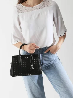 Sac porté main Laila cuir MICHAEL KORS