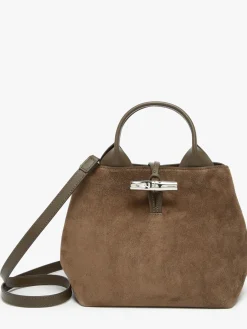 Sac porté main Le roseau velvet cuir LONGCHAMP