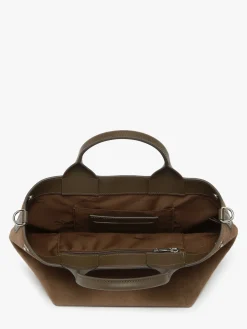 Sac porté main Le roseau velvet cuir LONGCHAMP