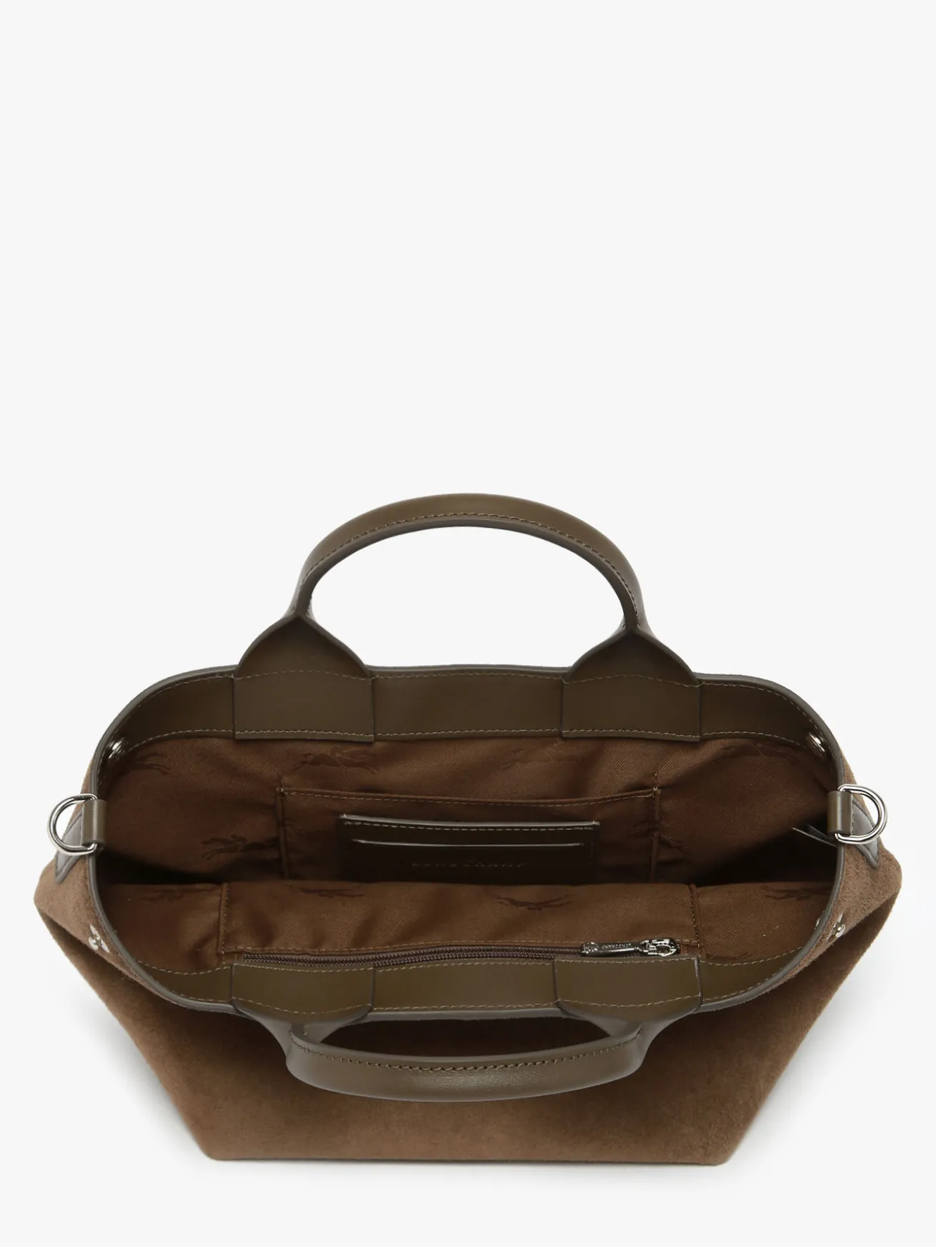 Sac porté main Le roseau velvet cuir LONGCHAMP