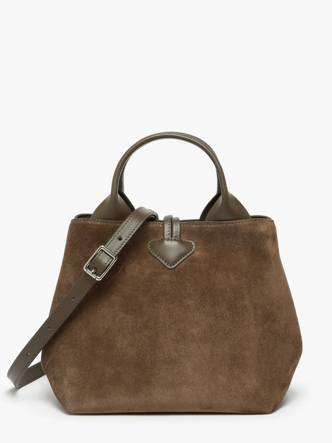 Sac porté main Le roseau velvet cuir LONGCHAMP