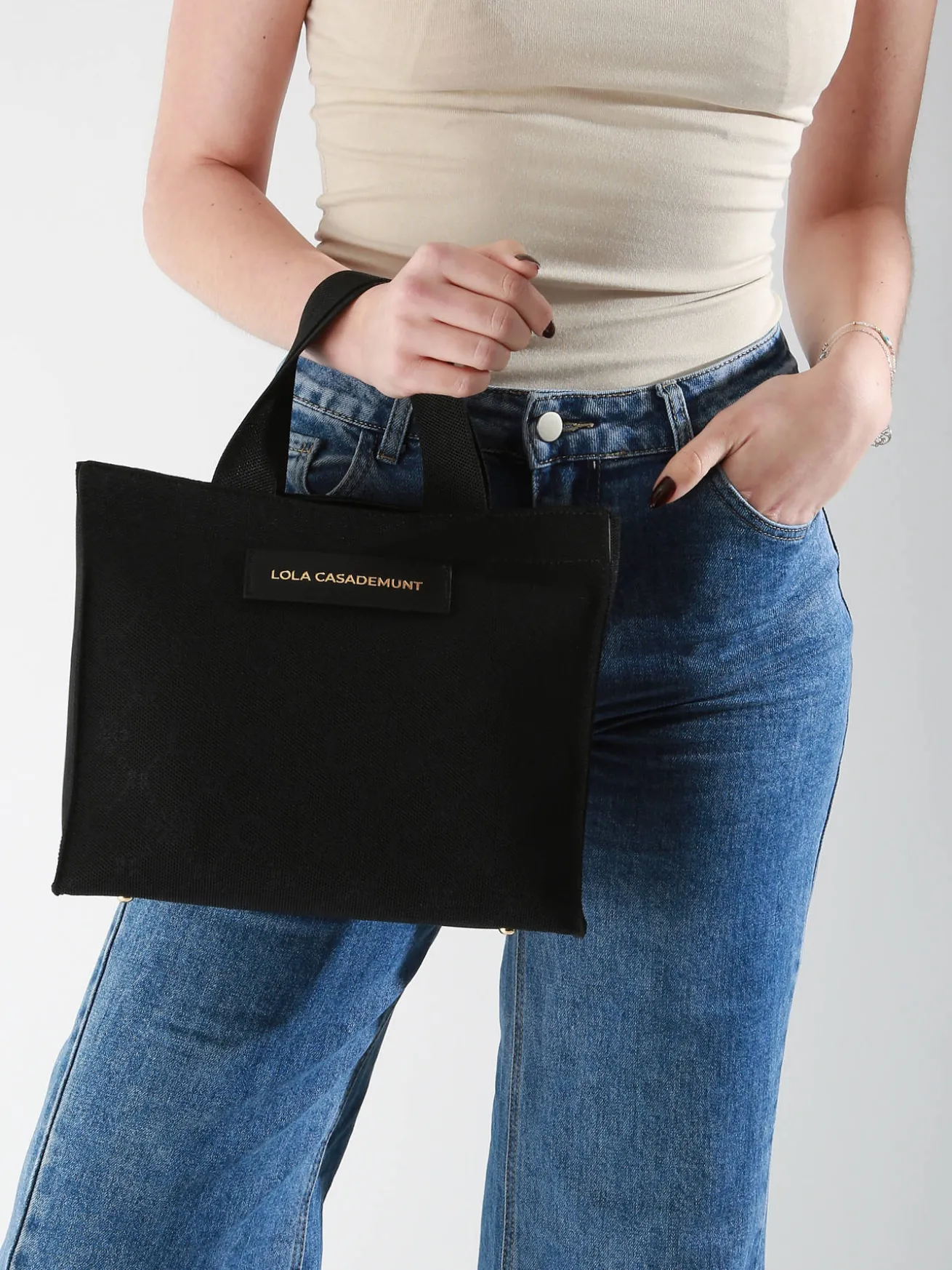 Sac porté main Print polyester LOLA CASADEMUNT