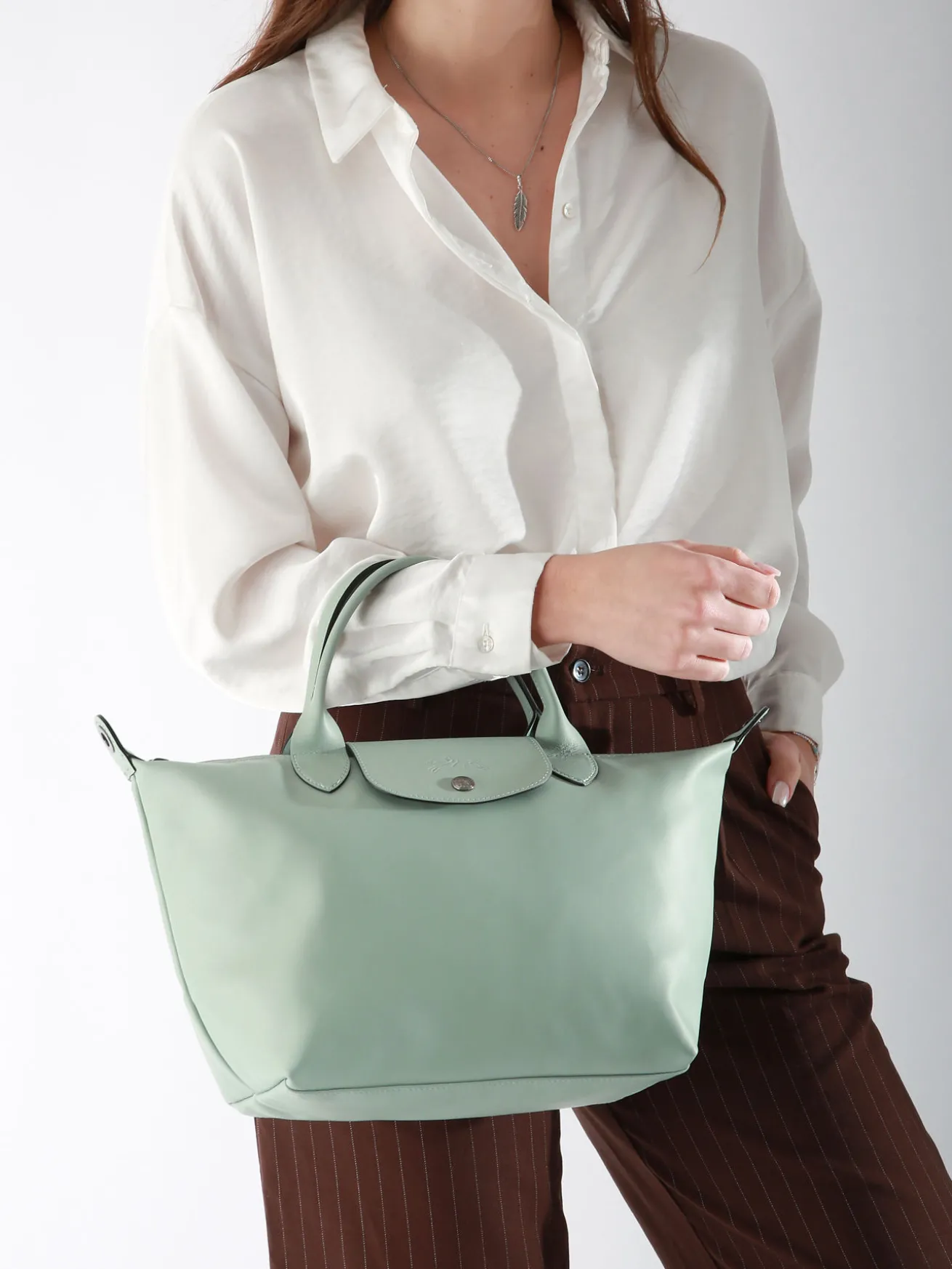 Sac porté main S Le Pliage Xtra cuir LONGCHAMP