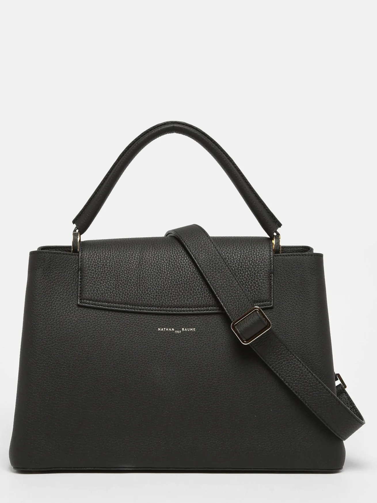 Sac porté main Violet cuir NATHAN BAUME