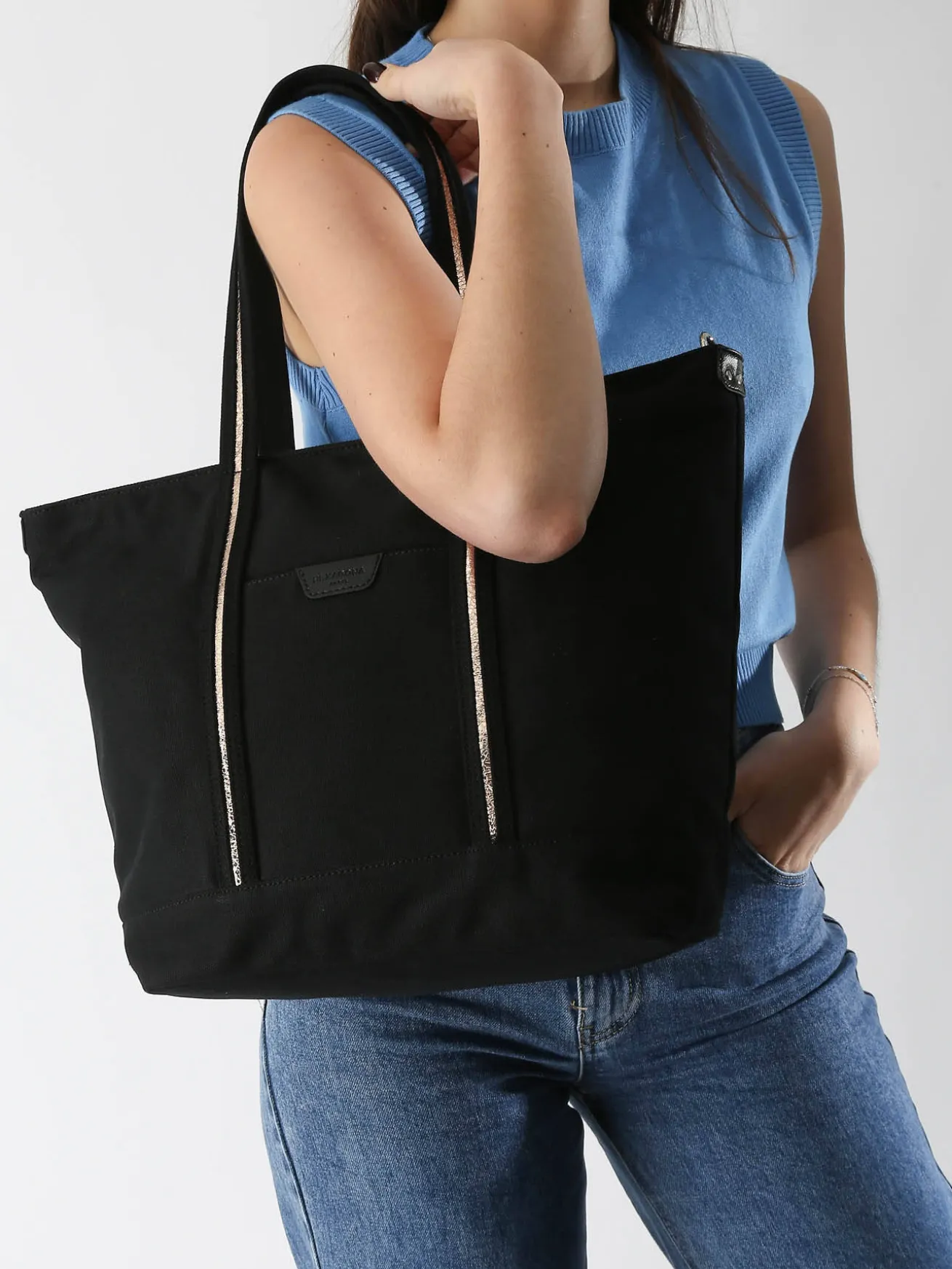 Sac porté épaule A4 Kaya toile HEXAGONA