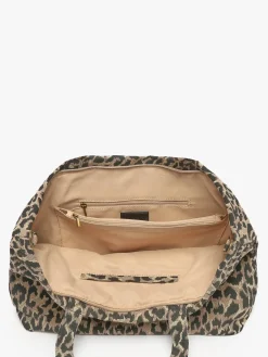 Sac porté épaule A4 Leopard polyester MINIPRIX