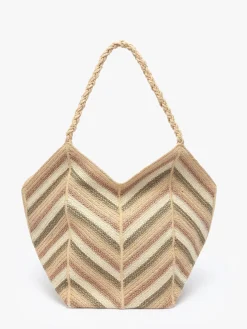 Sac porté épaule Cabas jute VANESSA BRUNO
