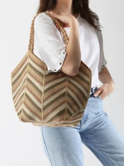 Sac porté épaule Cabas jute VANESSA BRUNO