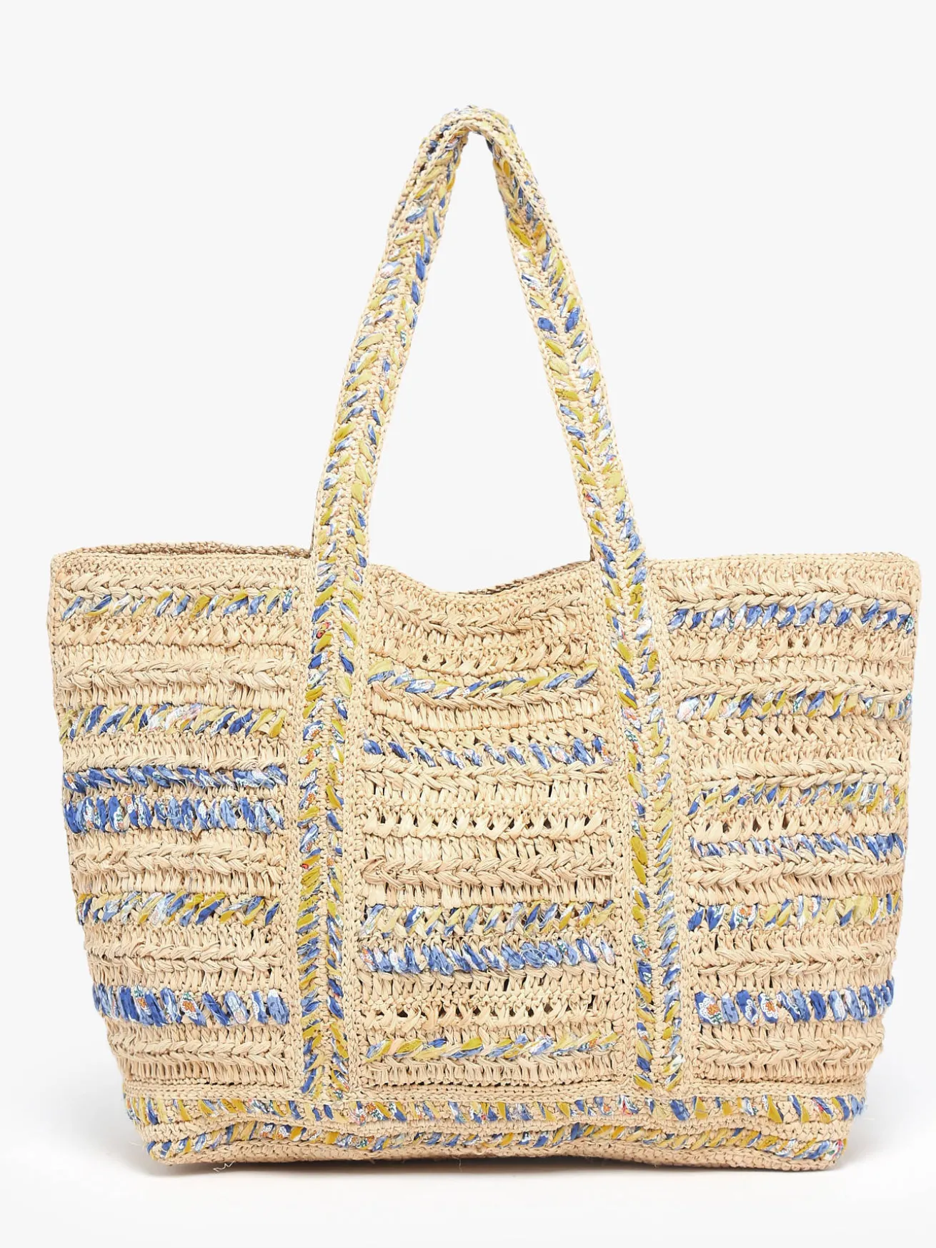 Sac porté épaule Cabas raphia raphia VANESSA BRUNO