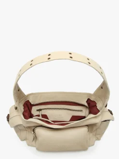 Sac porté épaule Cargo cuir BASILIC PEPPER