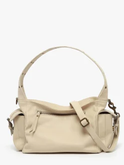 Sac porté épaule Cargo cuir BASILIC PEPPER
