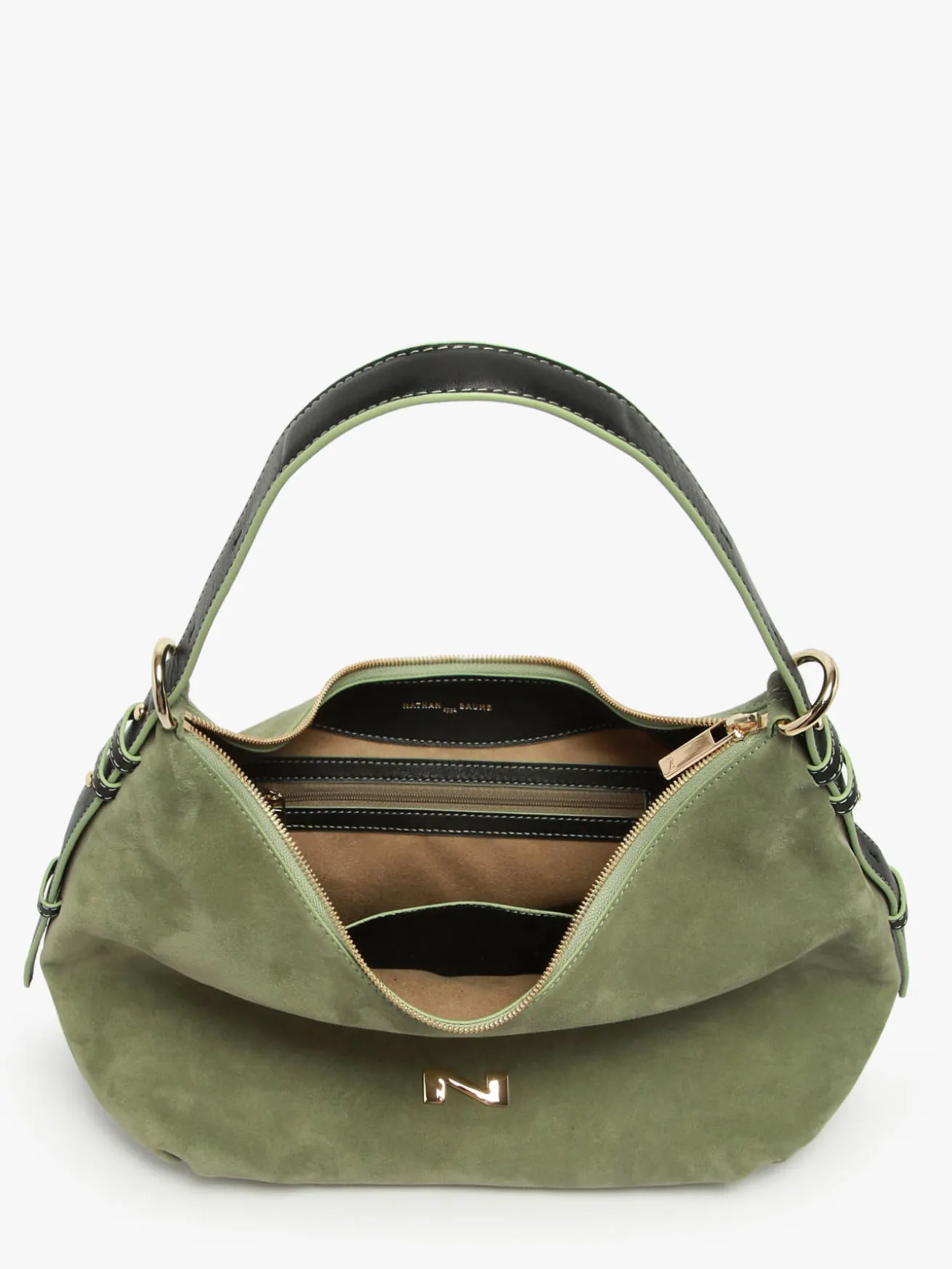 Sac porté épaule Carrie en cuir daim NATHAN BAUME