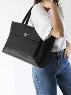 Sac porté épaule Ck medium polyester recyclé CALVIN KLEIN JEANS