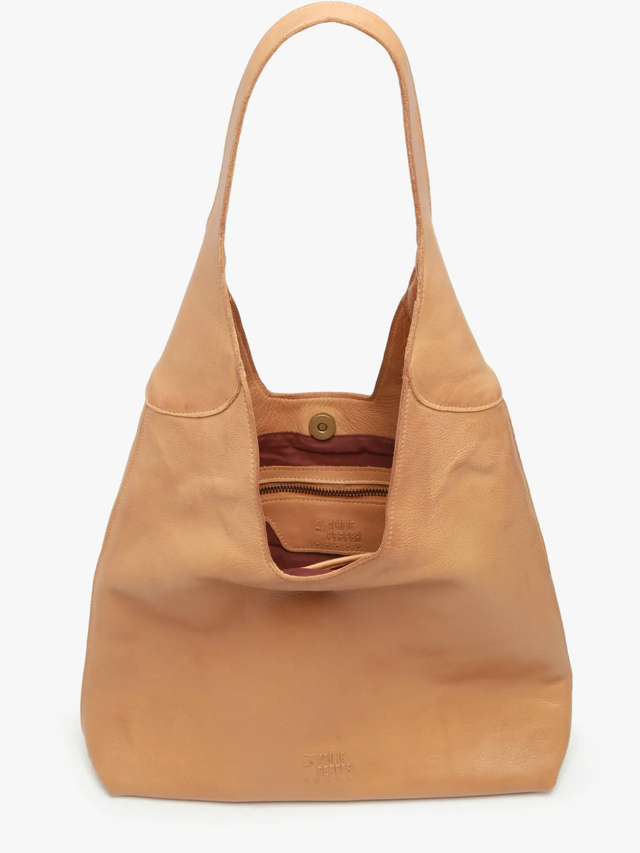 sac porté épaule Cow cuir BASILIC PEPPER