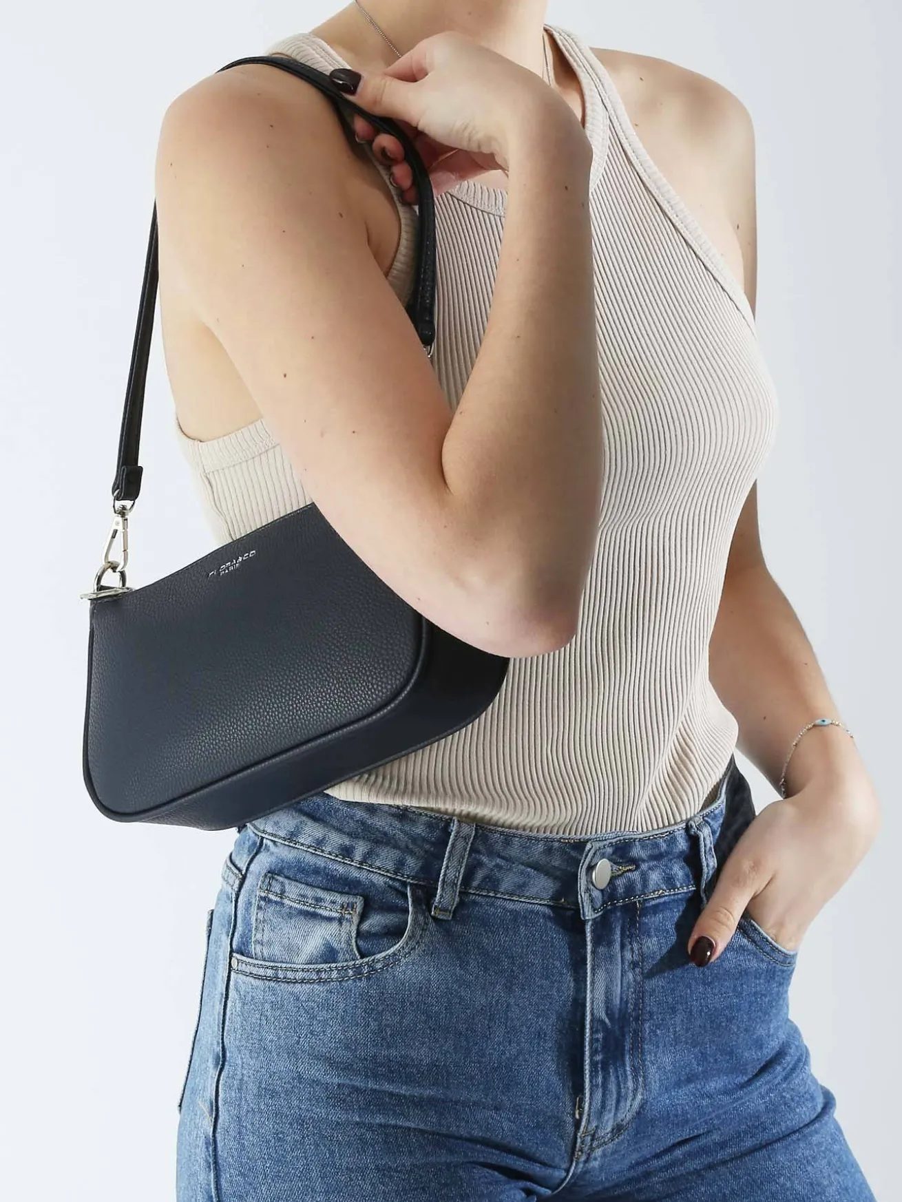 Sac porté épaule et bandoulière Grained MINIPRIX