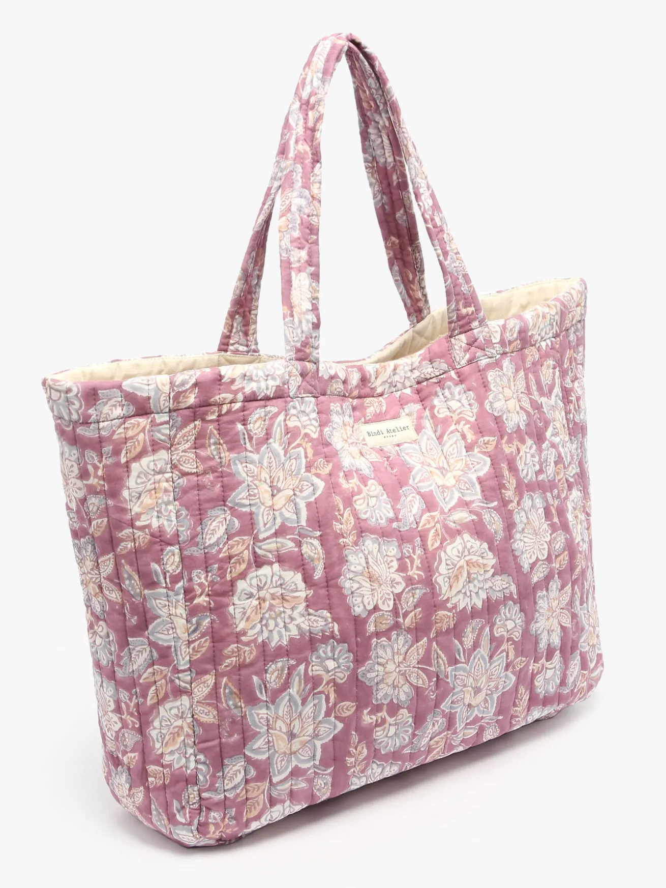 sac porté épaule Floral coton BINDI ATELIER