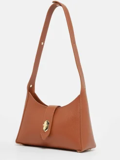 Sac porté épaule Foulonne double cuir LANCASTER