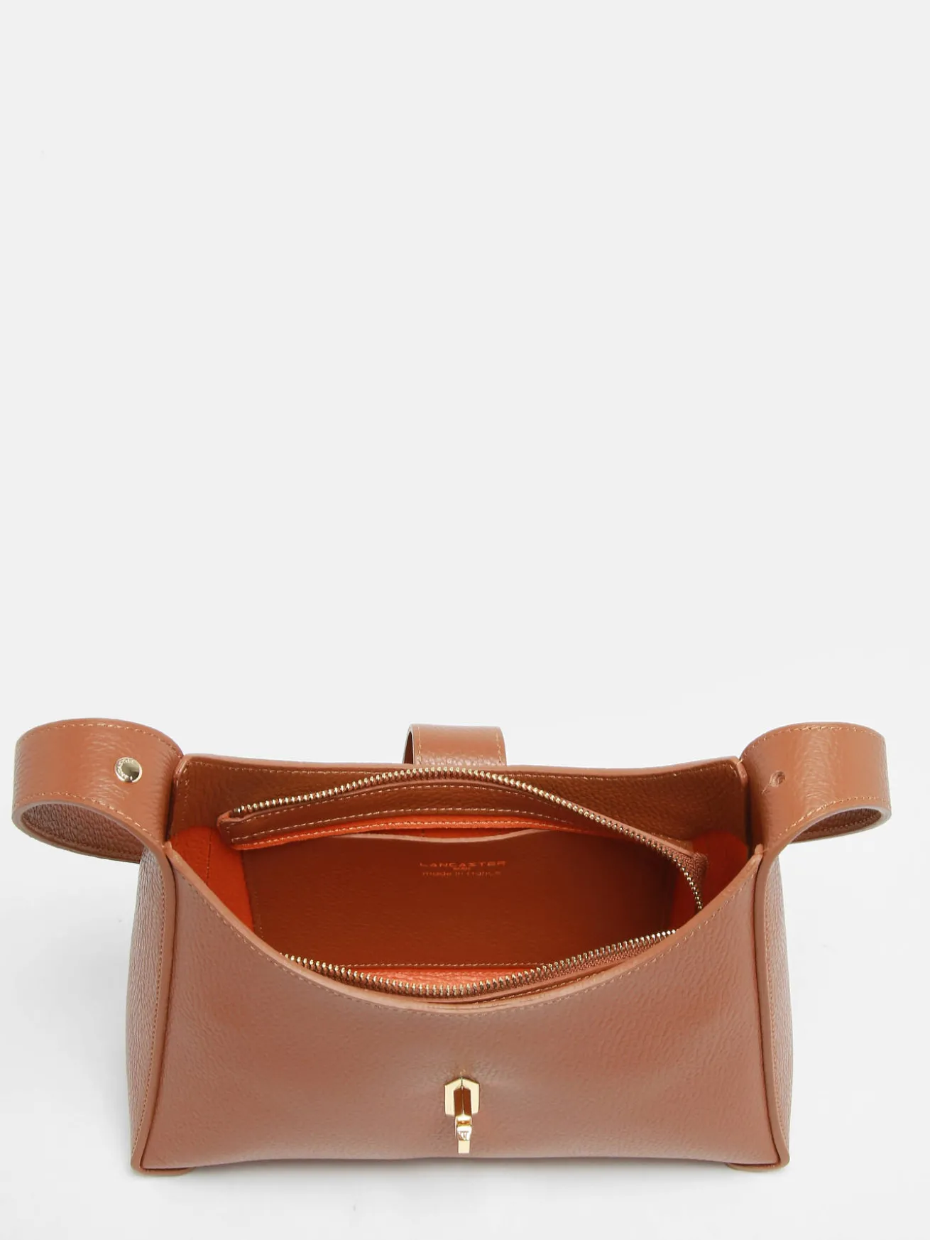 Sac porté épaule Foulonne double cuir LANCASTER