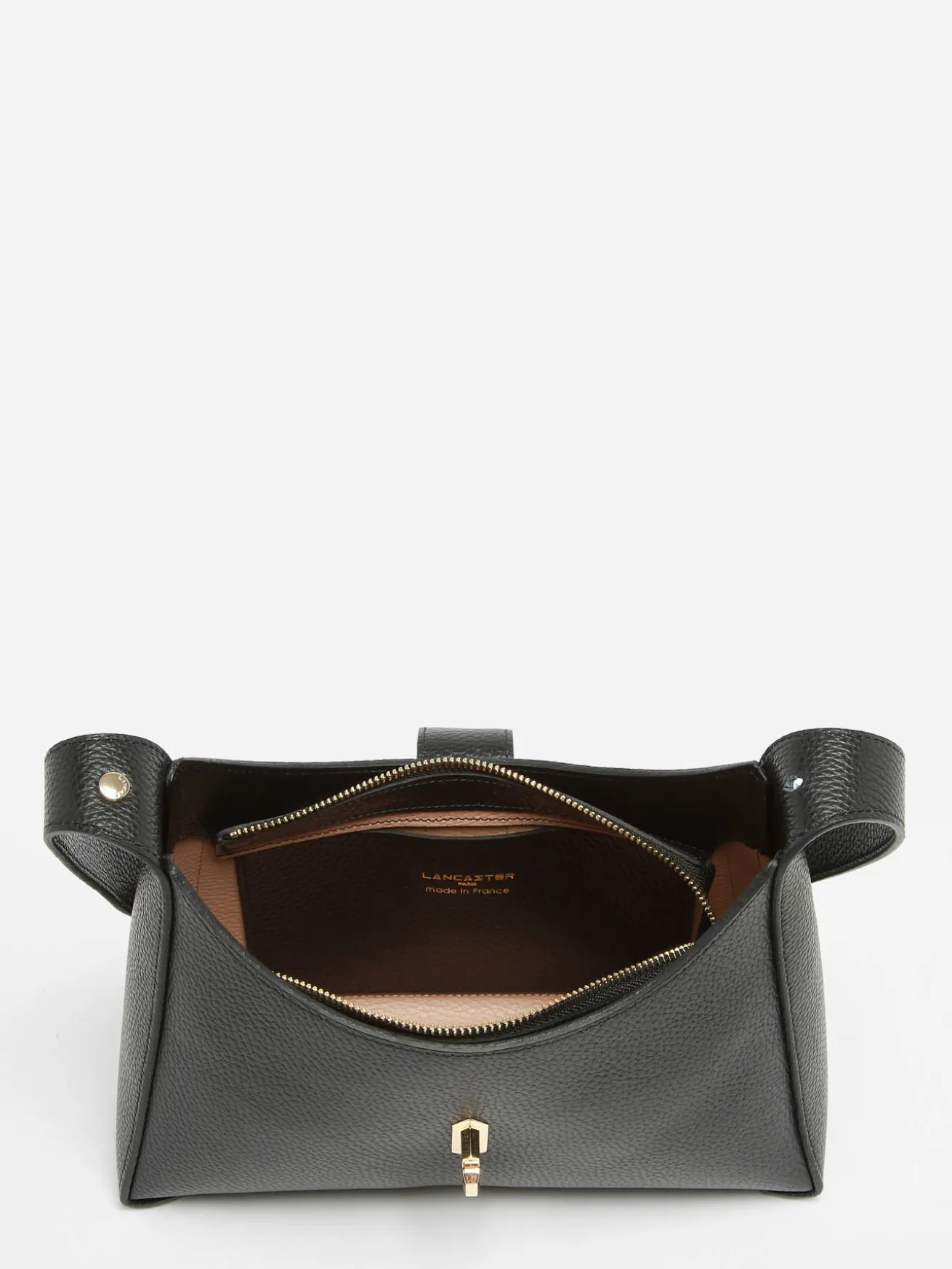 Sac porté épaule Foulonne double cuir LANCASTER