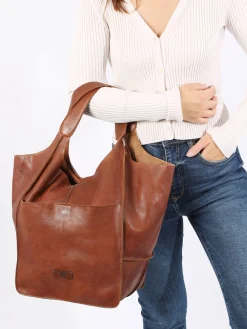 Sac porté épaule Heritage cuir BIBA
