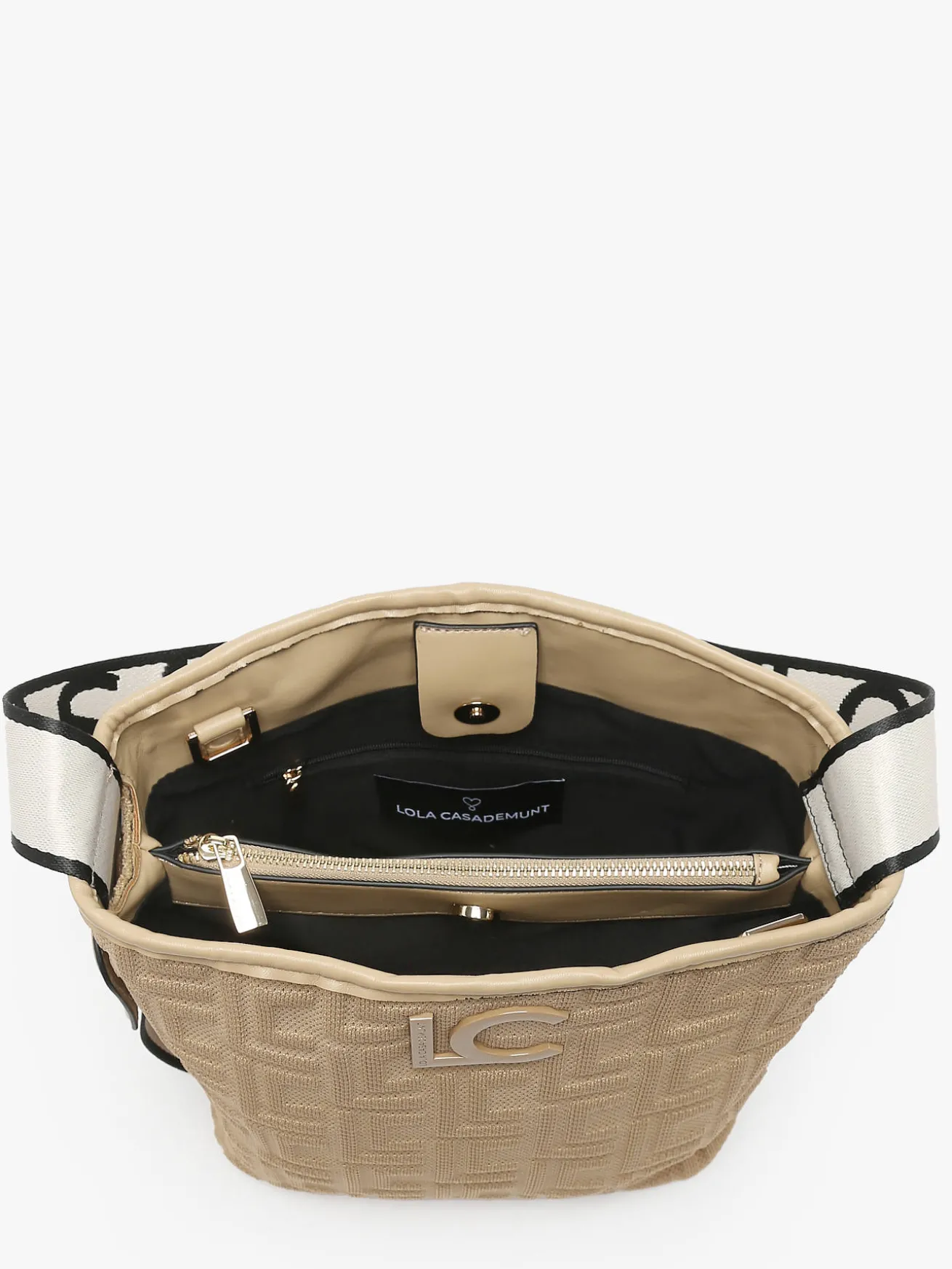 Sac porté épaule Logo polyester LOLA CASADEMUNT