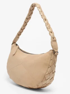 Sac porté épaule Obbo cuir BASILIC PEPPER