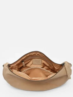 Sac porté épaule Obbo cuir BASILIC PEPPER