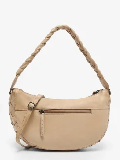 Sac porté épaule Obbo cuir BASILIC PEPPER