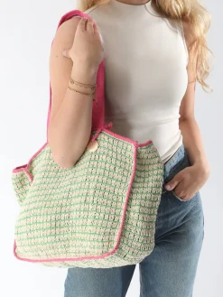 sac porté épaule Over the rainbow coton LE VOYAGE EN PANIER