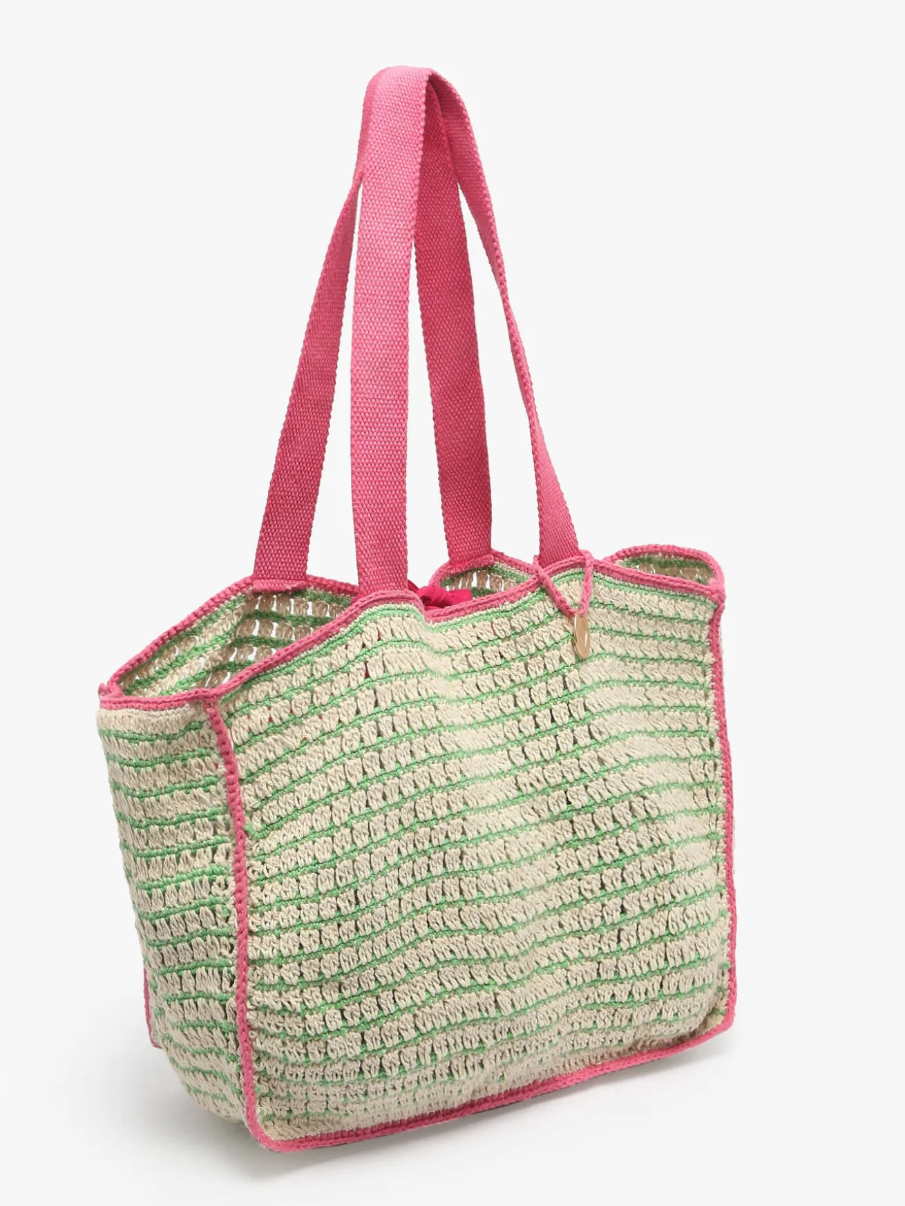 sac porté épaule Over the rainbow coton LE VOYAGE EN PANIER