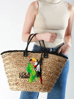 sac porté épaule Panier paille LOLA CASADEMUNT