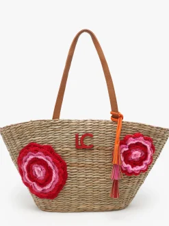 sac porté épaule Panier paille LOLA CASADEMUNT