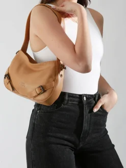 Sac porté épaule Strappy cuir BASILIC PEPPER