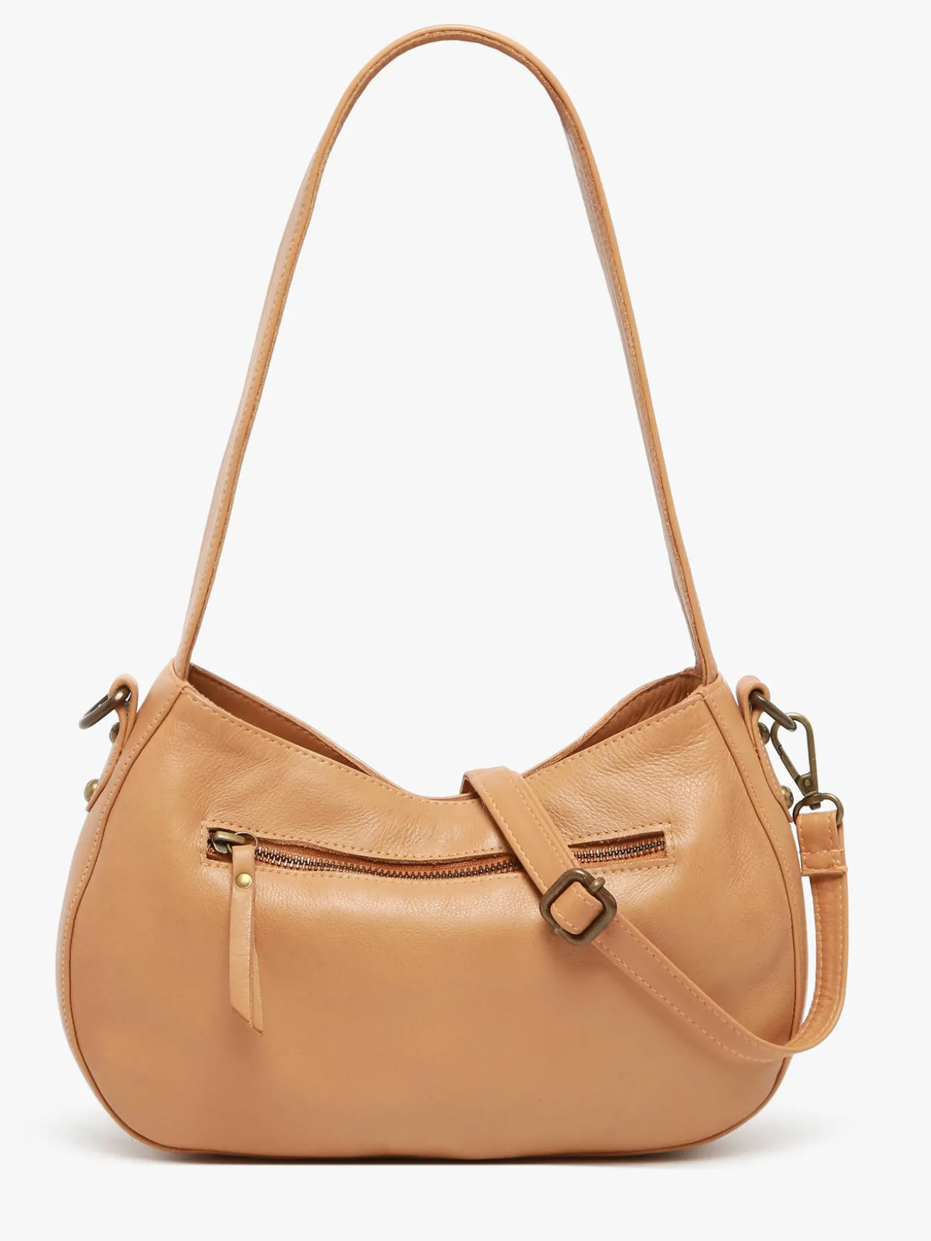 Sac porté épaule Strappy cuir BASILIC PEPPER