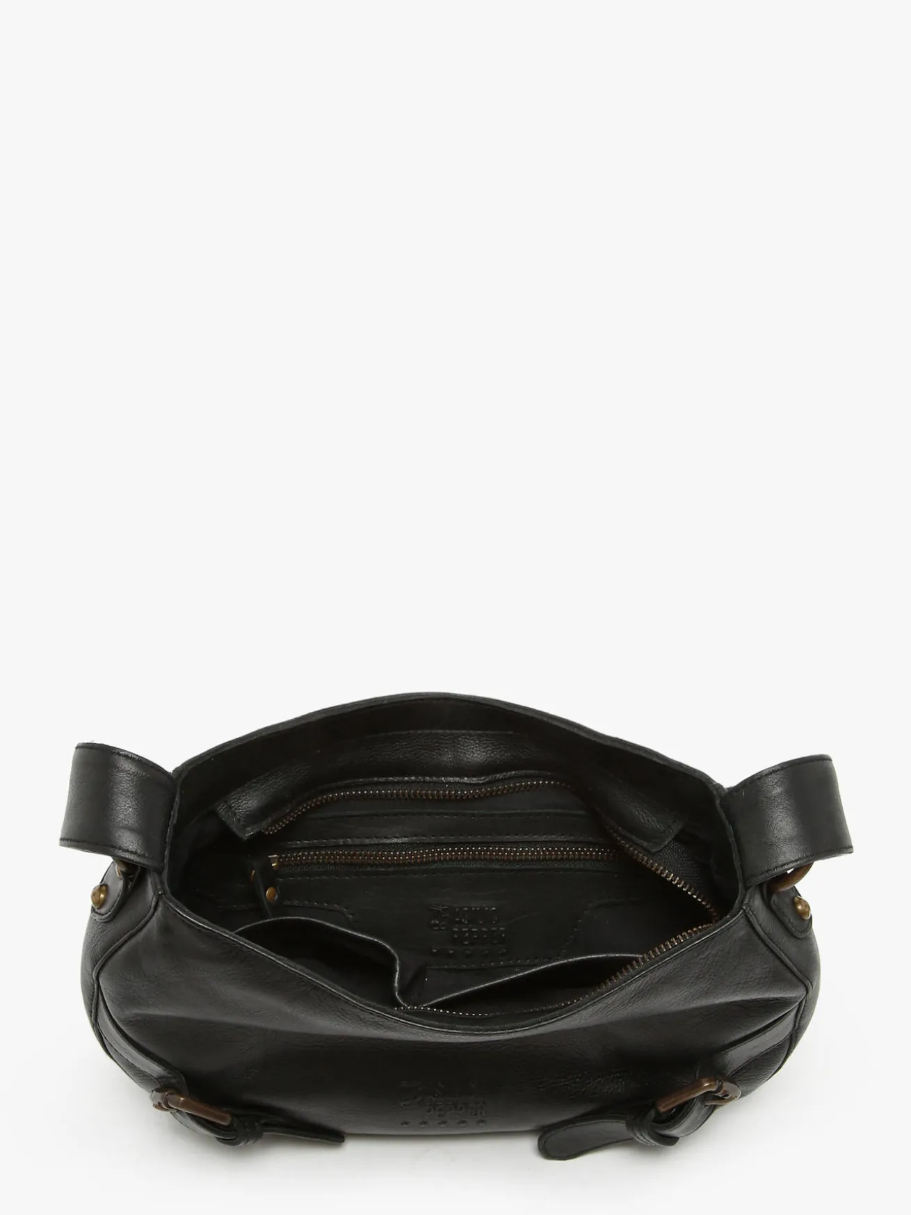 Sac porté épaule Strappy cuir BASILIC PEPPER