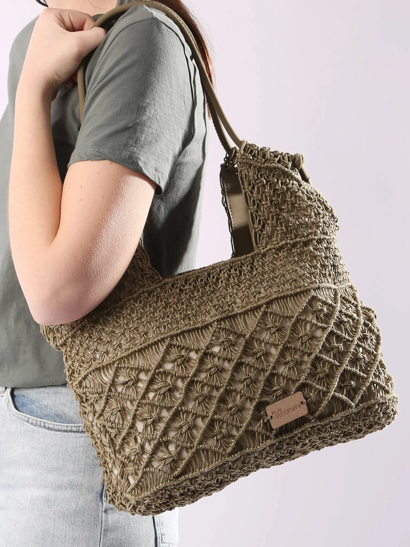 Sac porté épaule Tanaisie jute WOOMEN