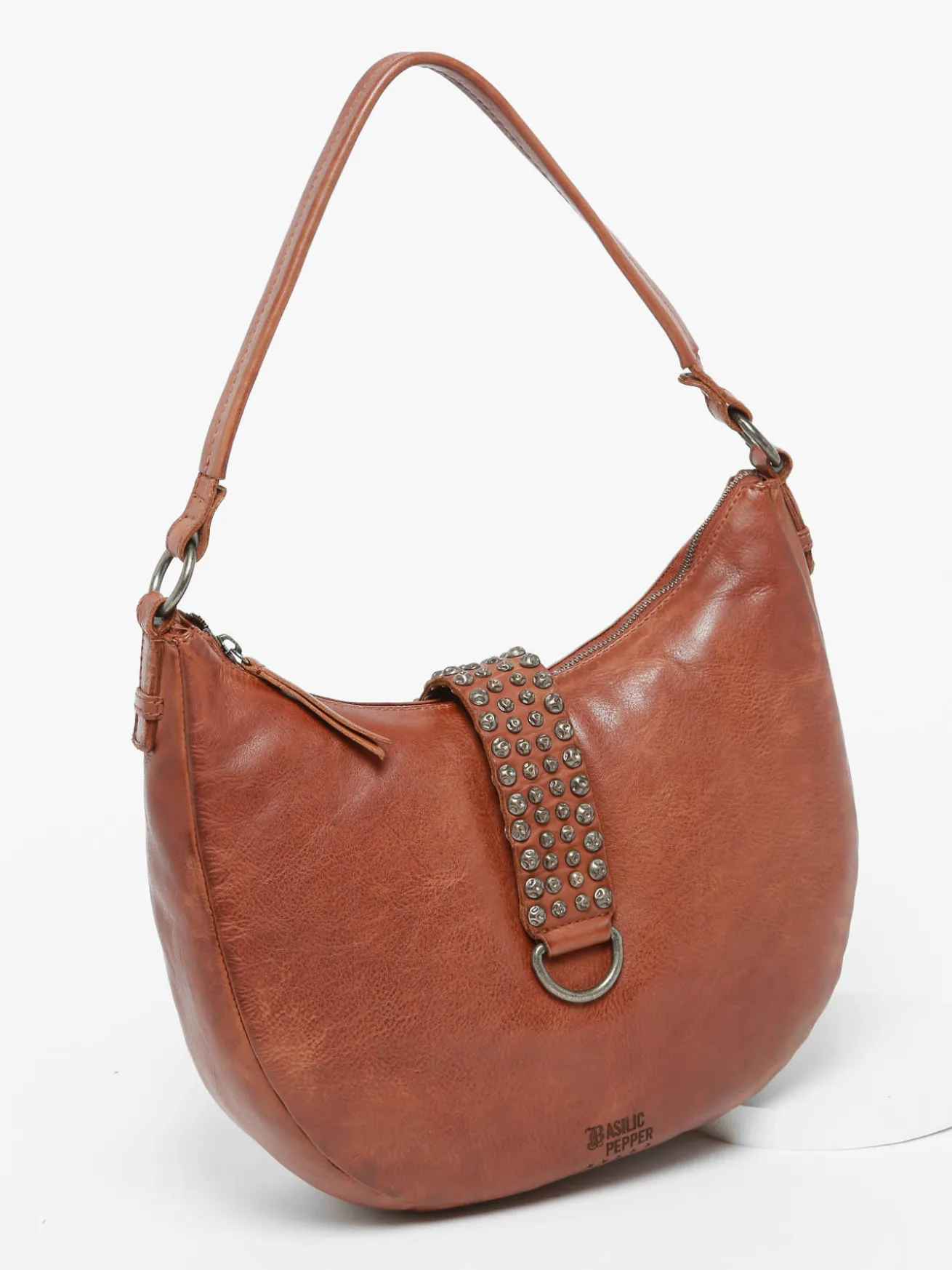 Sac porté épaule Toscane cuir BASILIC PEPPER