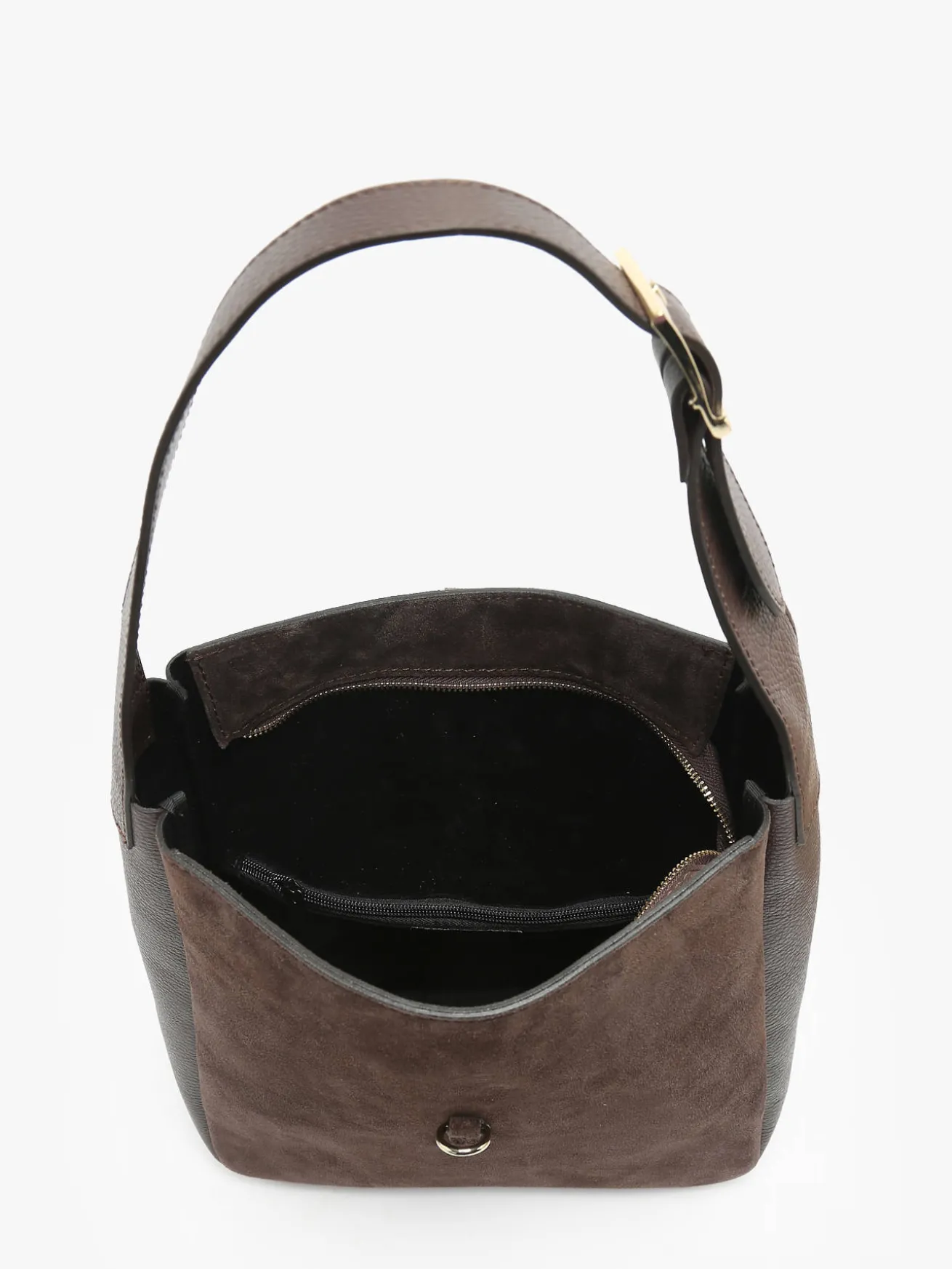 Sac porté épaule Velvet caviar cuir MILANO