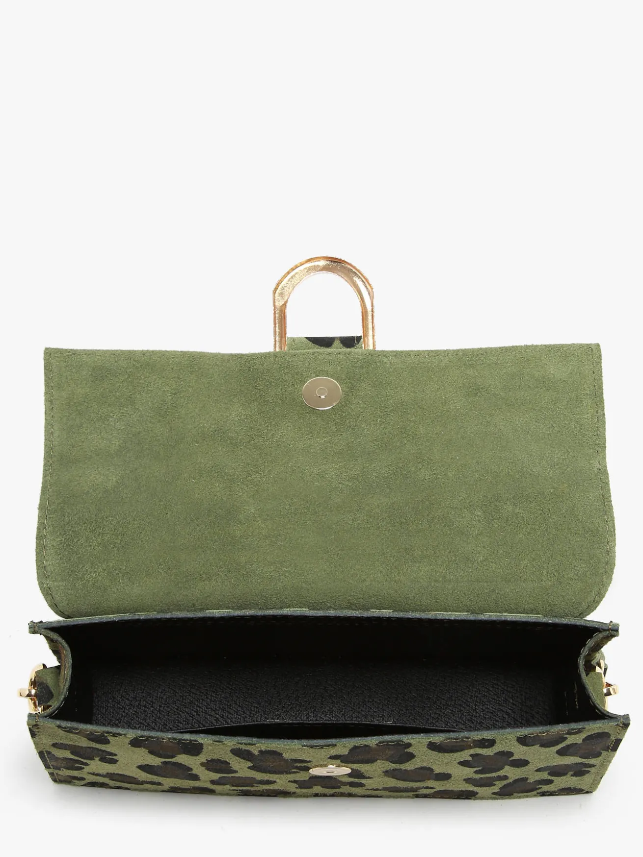sac porté épaule Velvet leopardo cuir MILANO