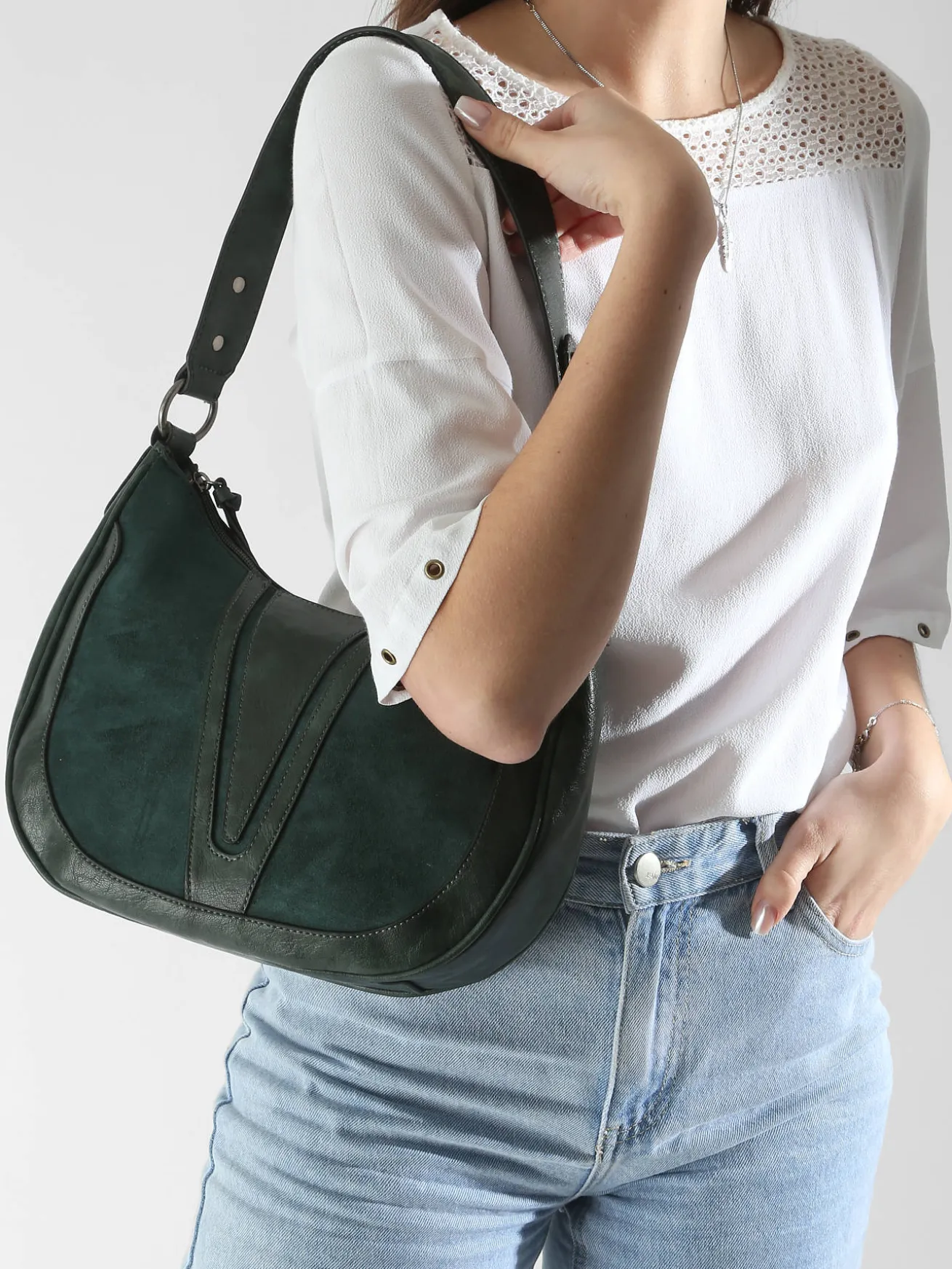 Sac porté épaule Winter velvet MINIPRIX