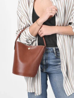 Sac seau Épure cuir LONGCHAMP