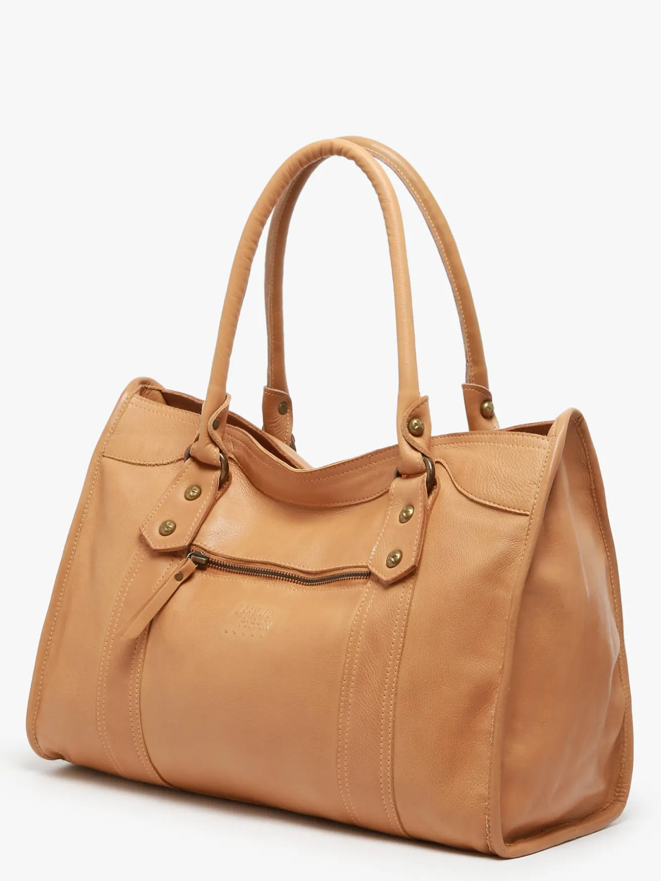 Sac Shopping Cow cuir BASILIC PEPPER