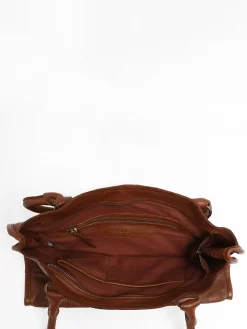 Sac Shopping Cow cuir BASILIC PEPPER
