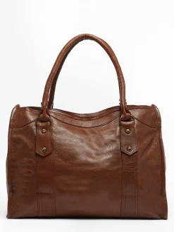 Sac Shopping Cow cuir BASILIC PEPPER